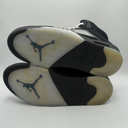 (USED) Jordan 5 Black Metallic Reimagined Size 11.5