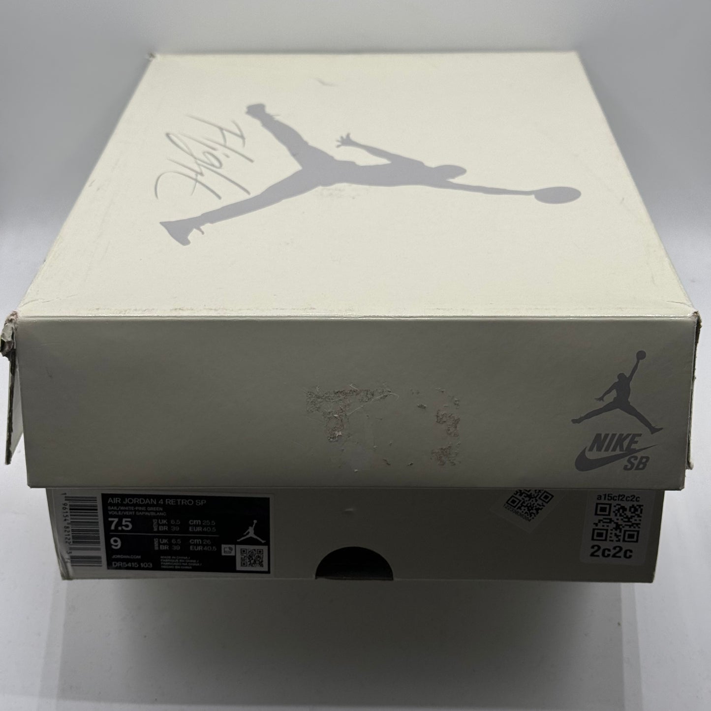 (Used) Jordan 4 SB Pine Green Size 7.5
