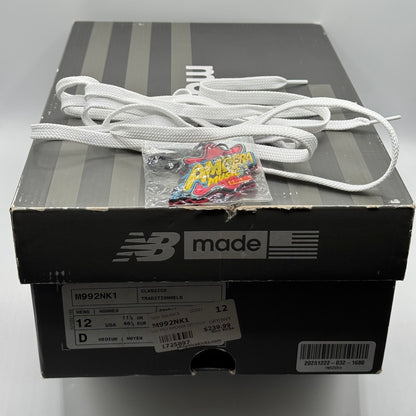 (USED) New Balance 992 Nice Kicks Amoeba Music Grey Size 12