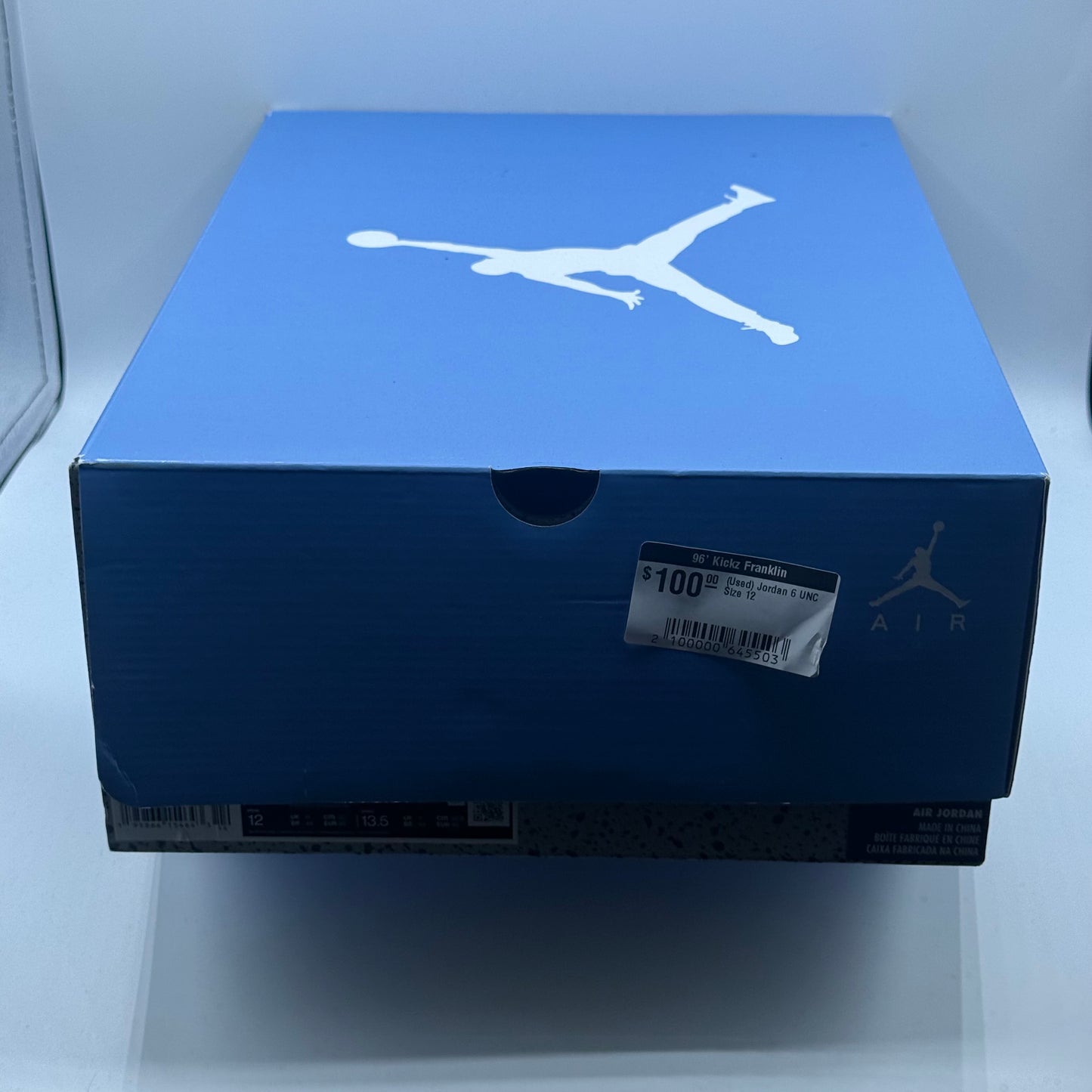 (Used) Jordan 6 UNC Size 12