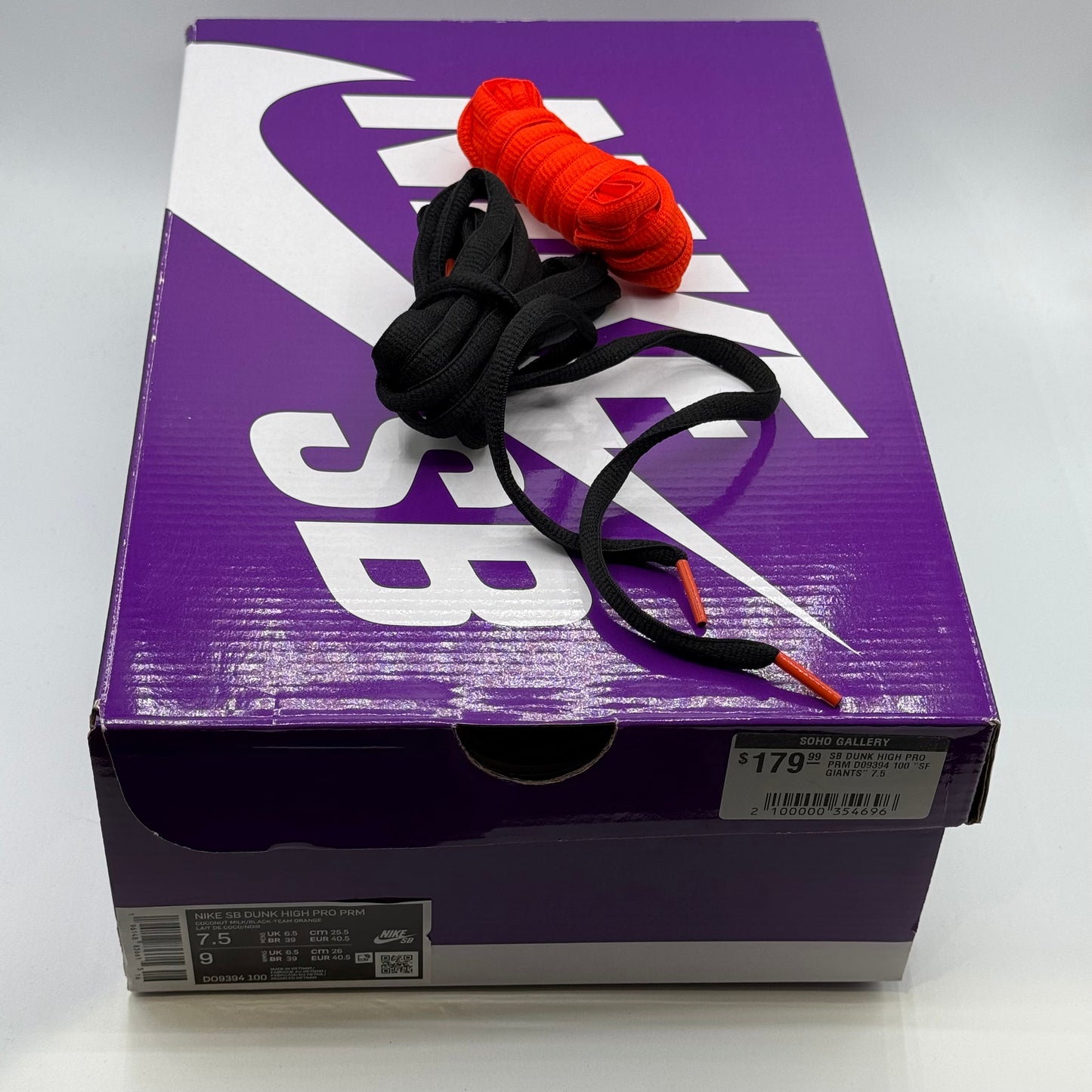 (Used) Nike SB Dunk High SF Giants Size 7.5