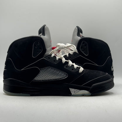 (USED NO BOX) Jordan 5 Black Metallic Reimagined Size 9.5
