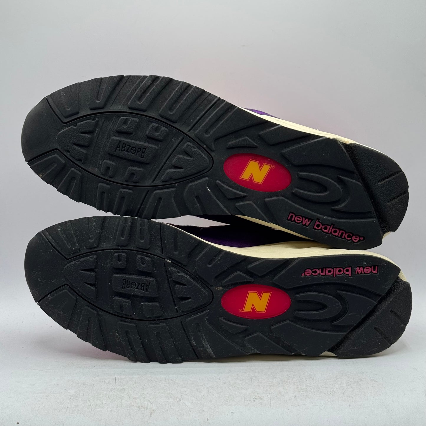 (Used) New Balance 990v2 MiUSA Teddy Santis Purple Yellow Size 12