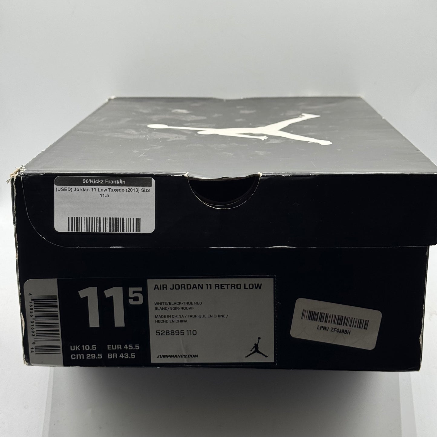 (USED) Jordan 11 Low Tuxedo (2013) Size 11.5