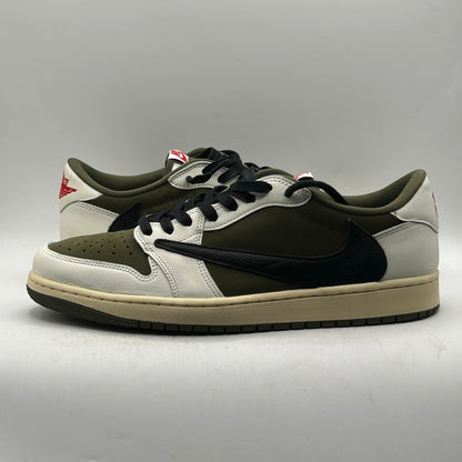 (USED) Jordan 1 Low Travis Scott Medium Olive Size 12