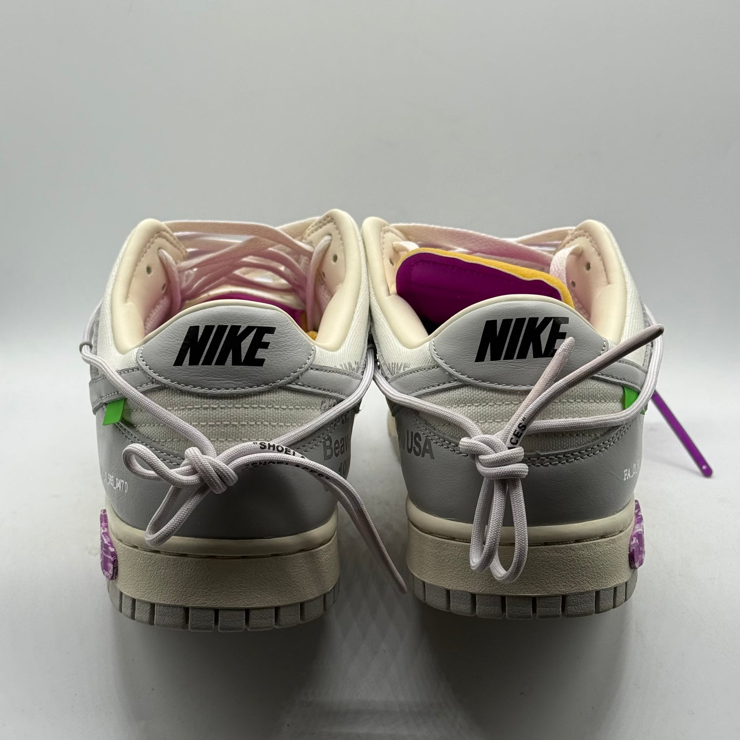 (Used Replacement Box) Nike Dunk Off-White Lot 3 Size 13