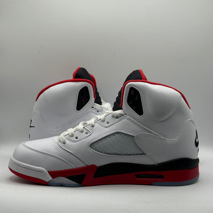 (Used) Jordan 5 Fire Red Black Tongue Size 11.5
