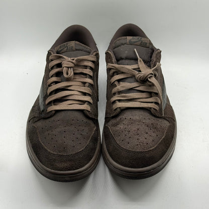 (Used No Box) Jordan 1 Low Travis Scott Velvet Brown Size 12