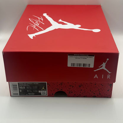 (USED) Jordan 4 Valentine's Day Sierra Red Size 10.5W/9M