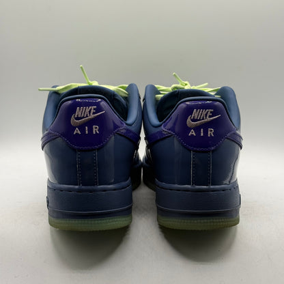 (Used) Nike Air Force 1 Patent Leather Mystic Navy Grape Ice