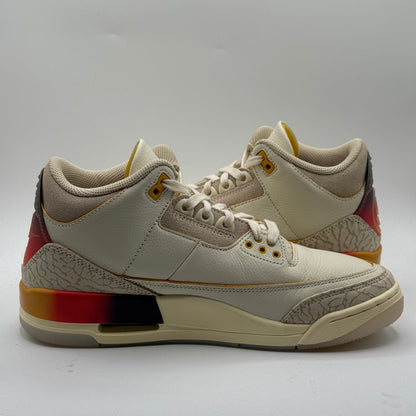 (Used) Jordan 3 J Balvin Sunset Medallion Size 8