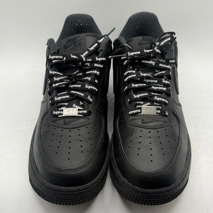 (Used No Box) Nike Air Force 1 Supreme Black Size 8.5