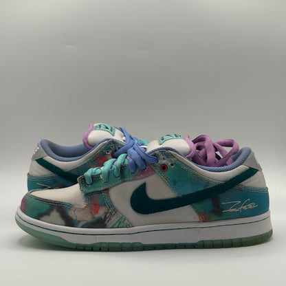 (Used No Box) Nike SB Dunk Low Futura Lab Bleached Aqua Size 8