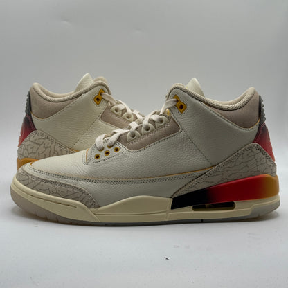 (Used) Jordan 3 J Balvin Sunset Medallion Size 8