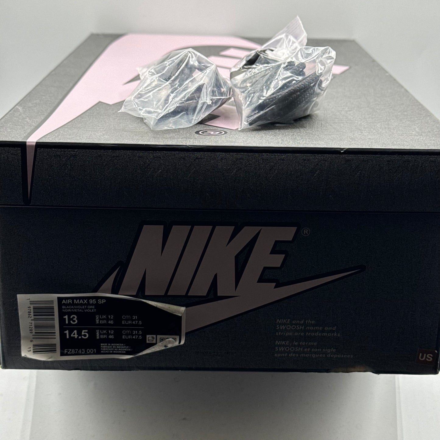 (USED) Nike Air Max 95 A Ma Maniere Hand Wash Cold Size 13