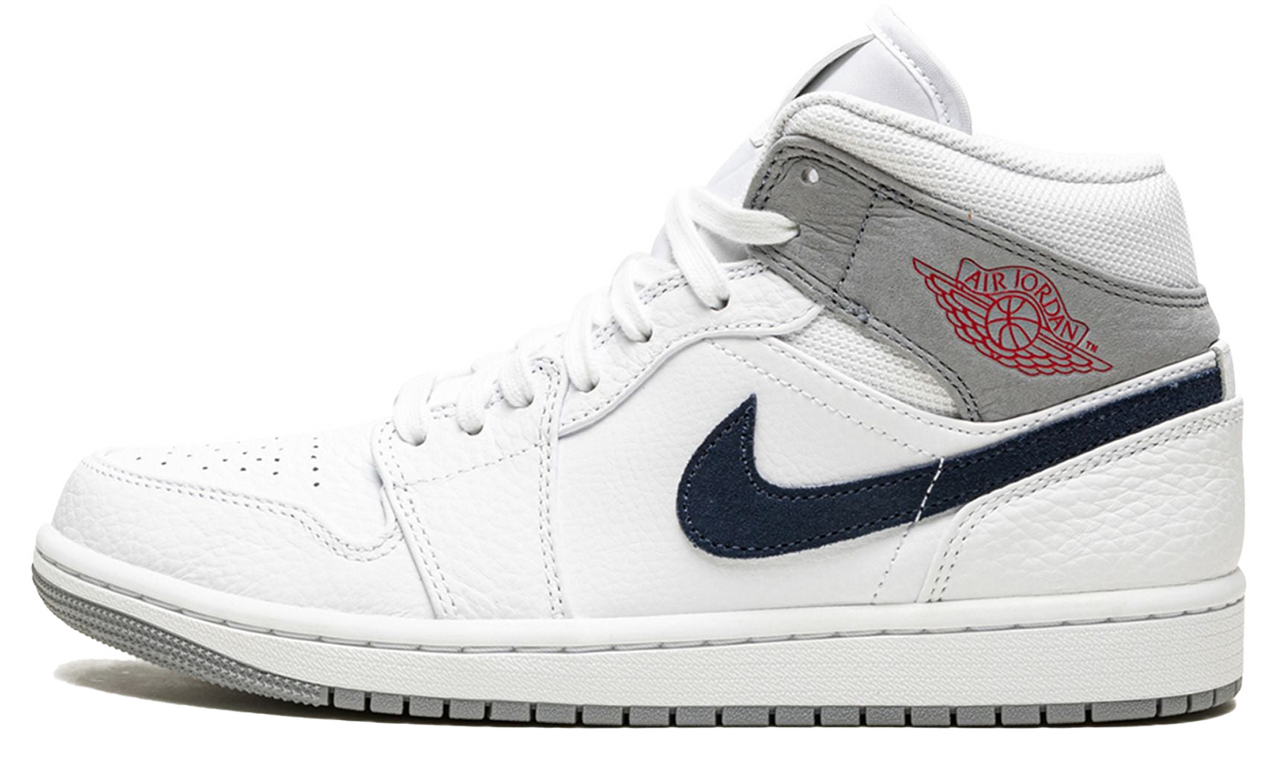 Jordan 1 Mid Paris White