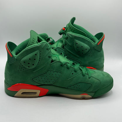(USED) Jordan 6 Gatorade Green Size 12