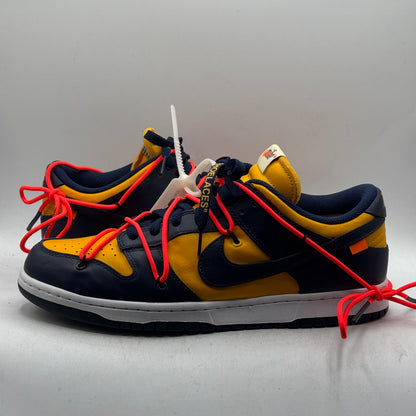(USED) Nike Dunk Low Off-White Michigan Size 12