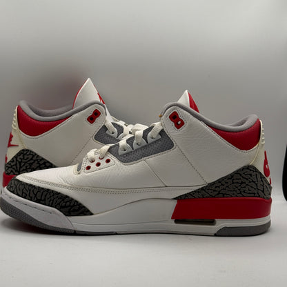(USED) Jordan 3 Fire Red Size 11.5