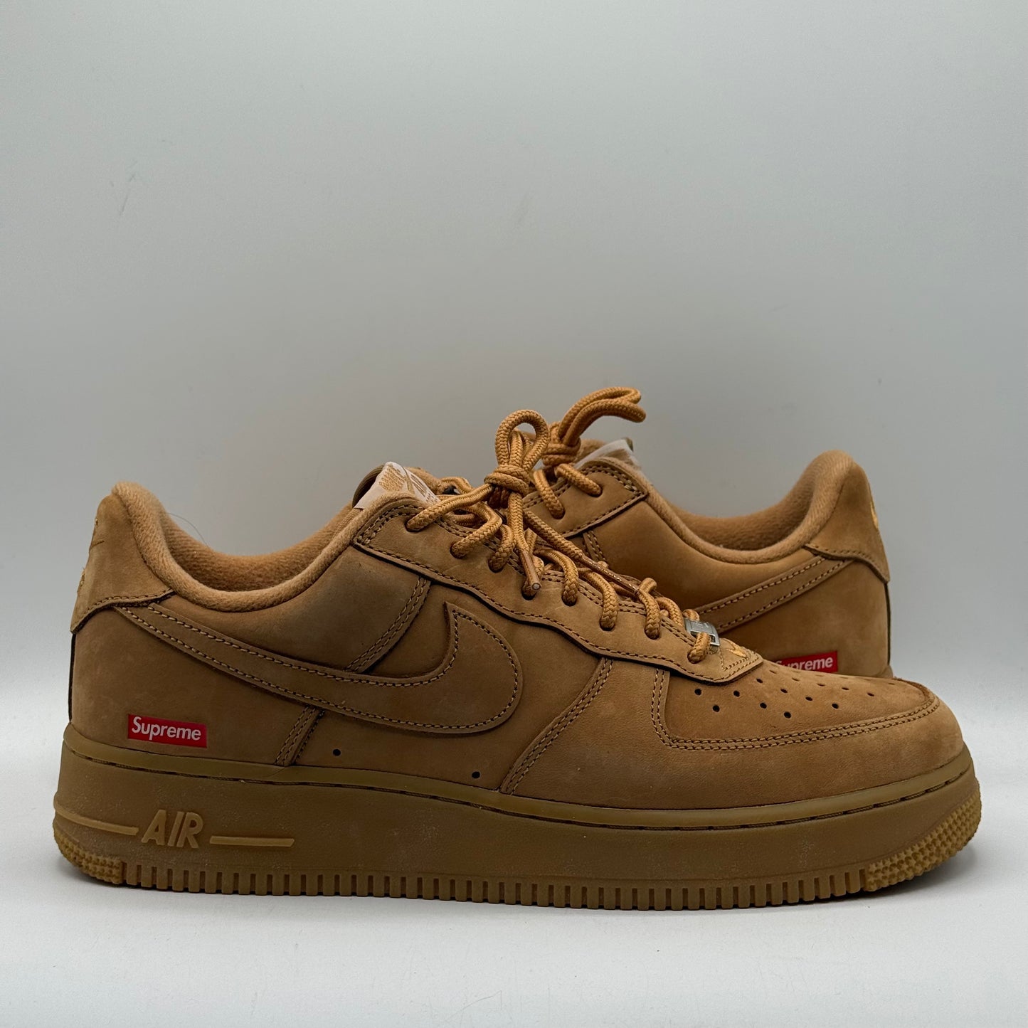 (Used) Nike Air Force 1 Supreme Wheat Size 9