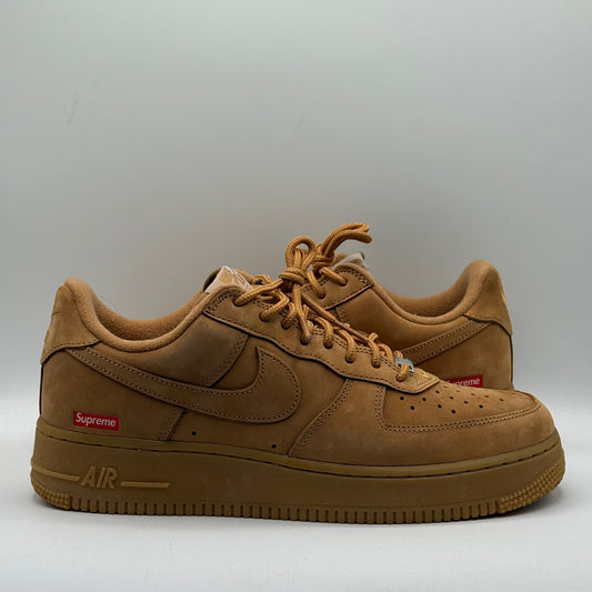 (Used) Nike Air Force 1 Supreme Wheat Size 9