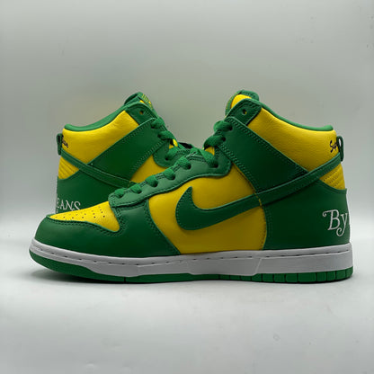 (USED) NIke SB Dunk High Supreme Brazil Size 8