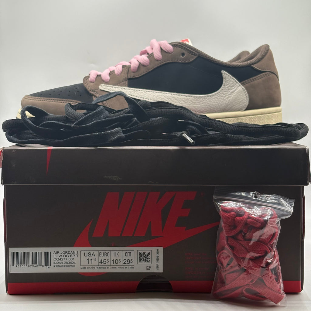 (Used) Jordan 1 Low OG SP Travis Scott Mocha Size 11.5