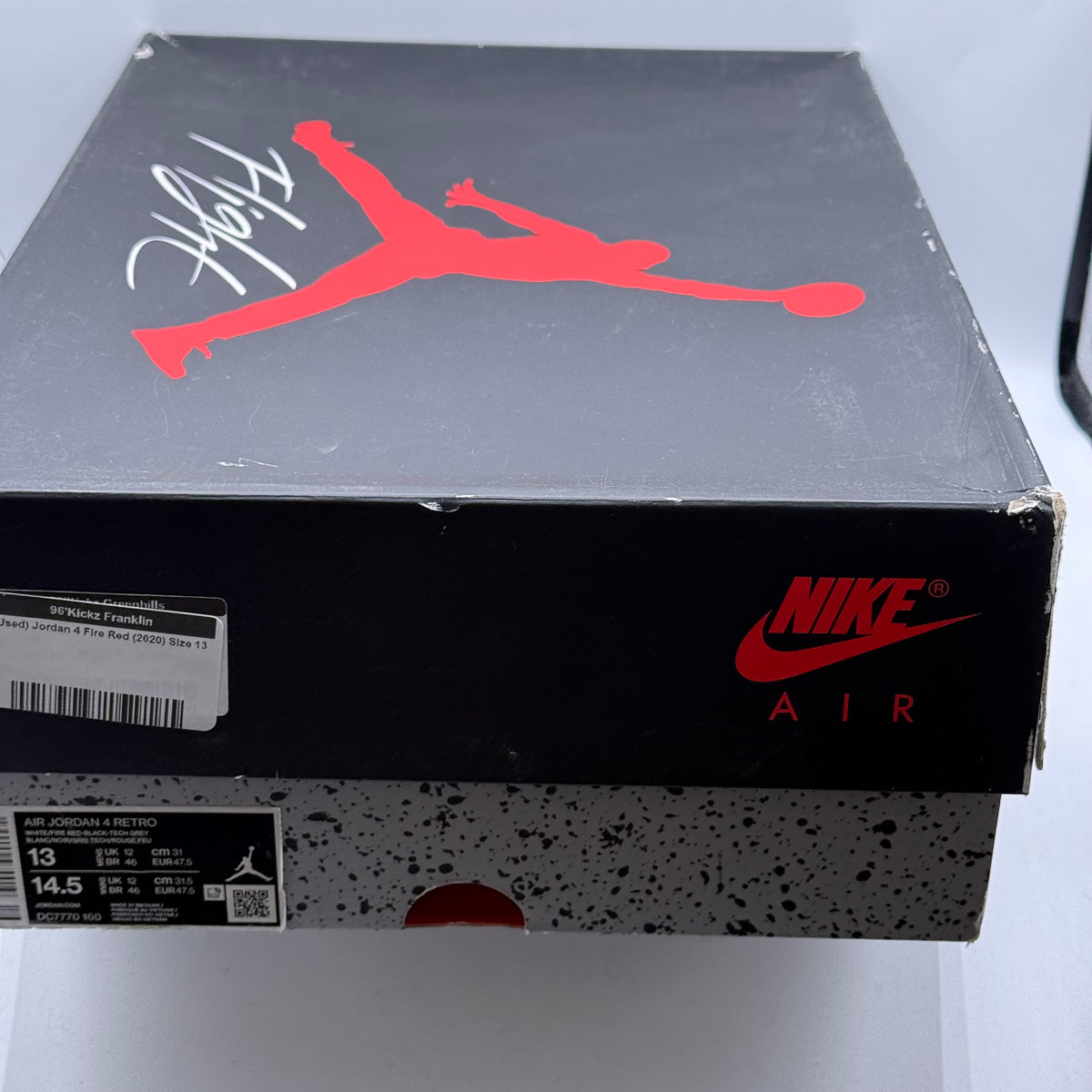 (Used) Jordan 4 Fire Red (2020) Size 13
