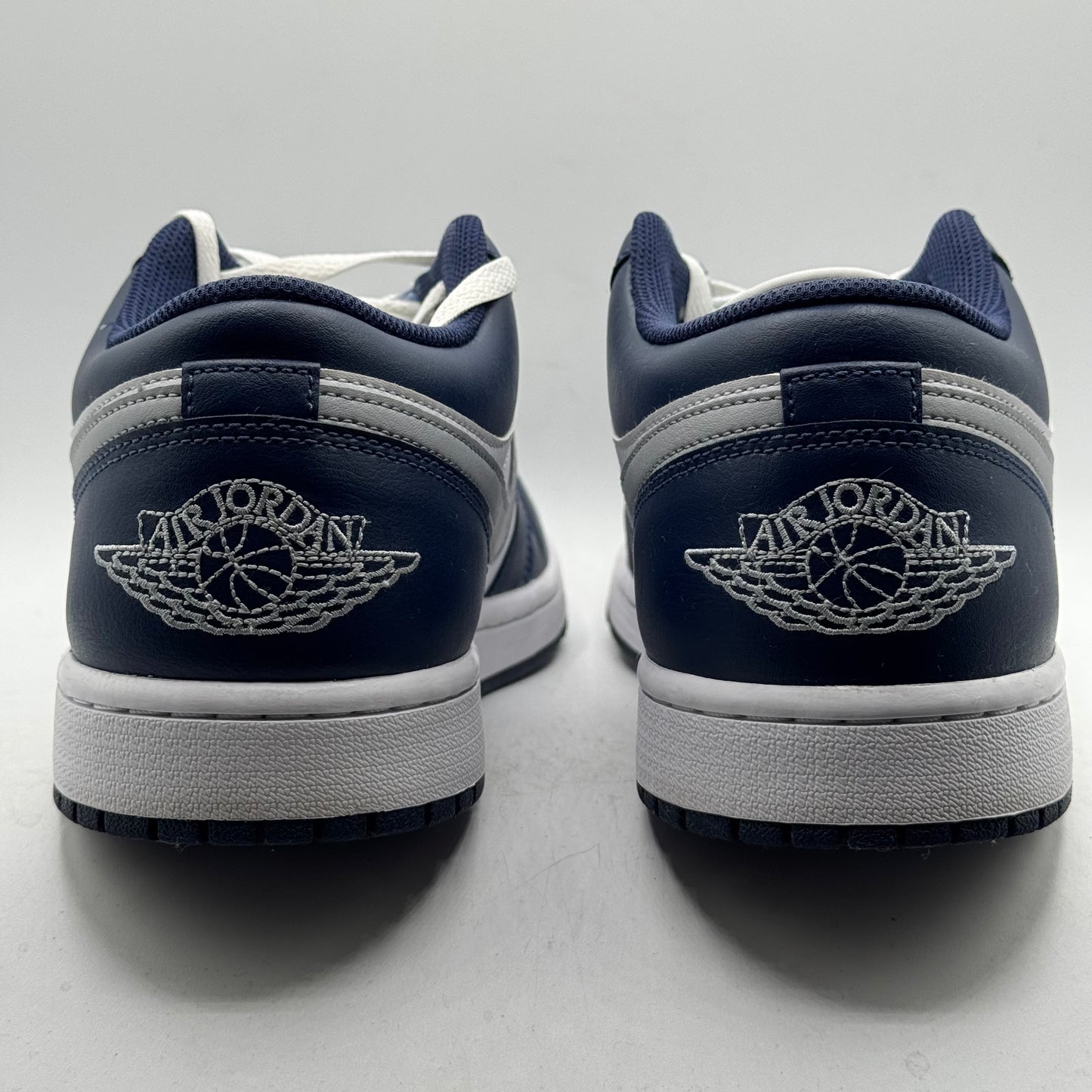 (USED) Jordan 1 Low Wolf Grey Midnight Navy Size 11