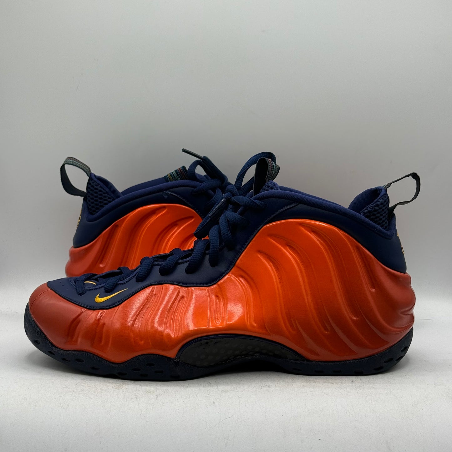 (Used) Nike Foamposite One Blue Viod Rugged Orange Size 9.5