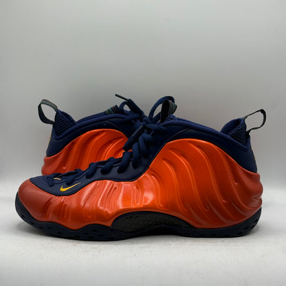(Used) Nike Foamposite One Blue Viod Rugged Orange Size 9.5