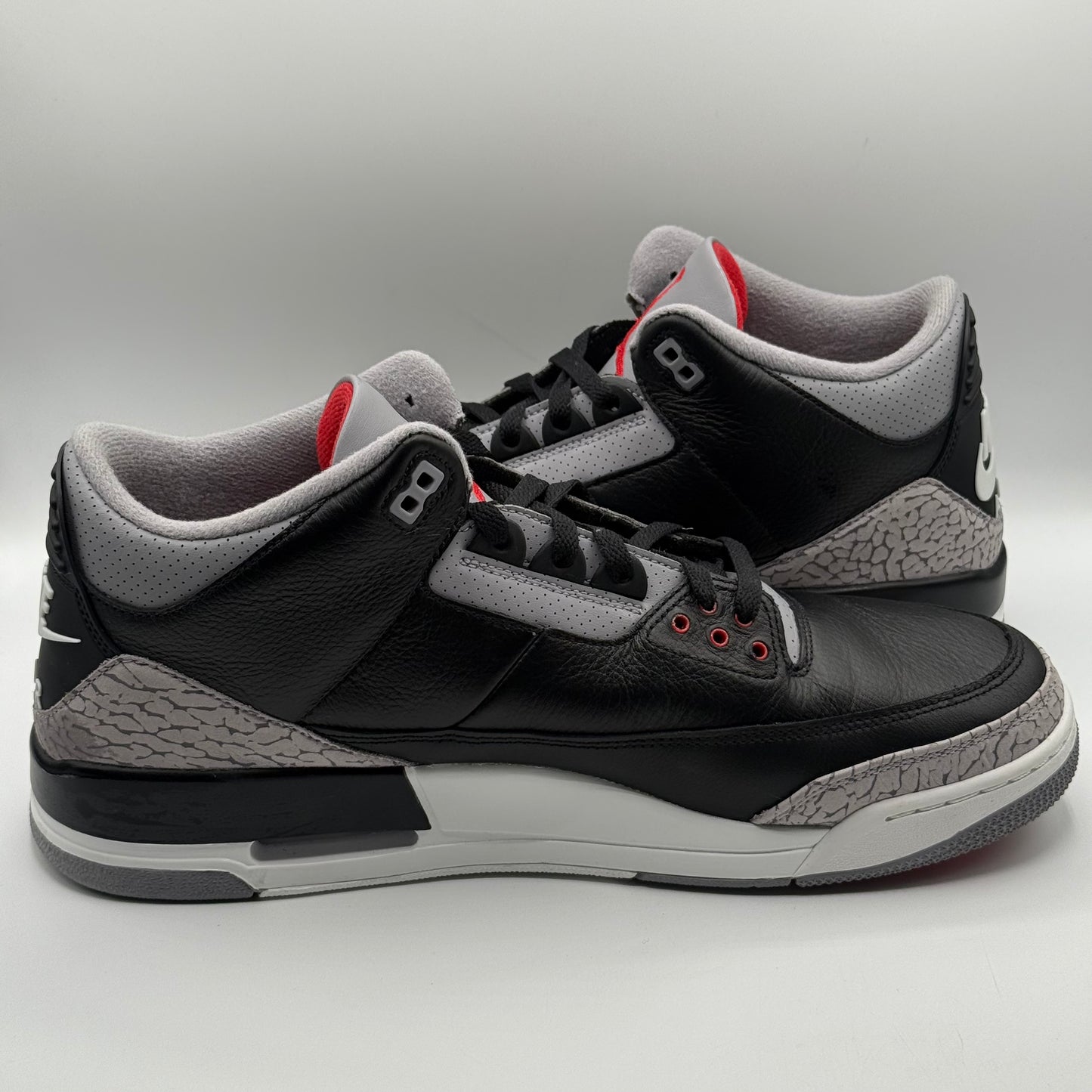 (USED) Jordan 3 Black Cement Size 14