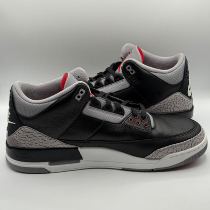 (USED) Jordan 3 Black Cement Size 14