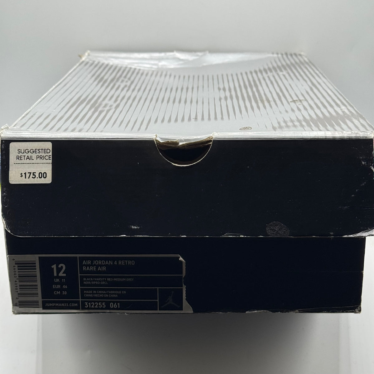 (USED) Jordan 4 Black Lazer (2005) Size 12
