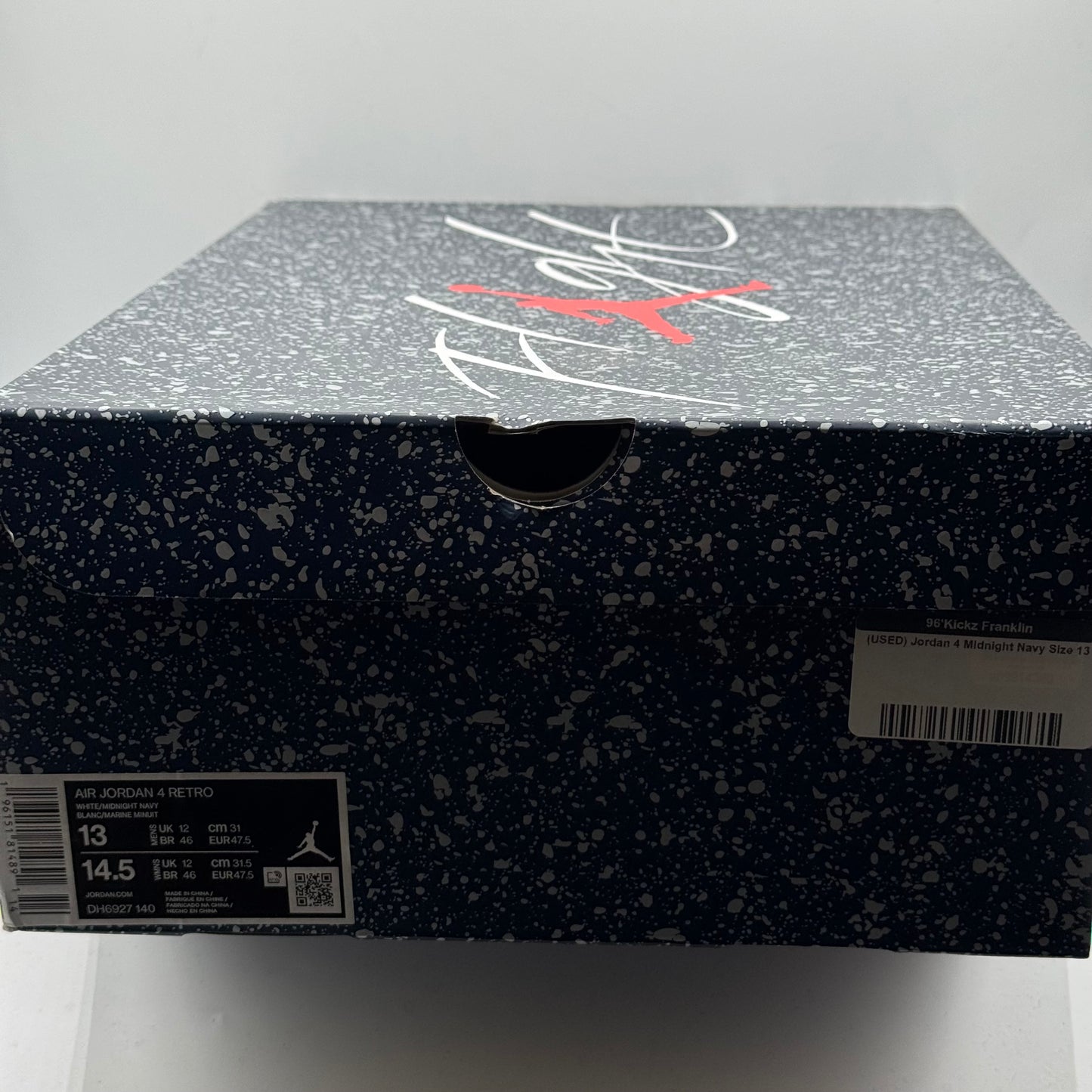 (USED) Jordan 4 Midnight Navy Size 13