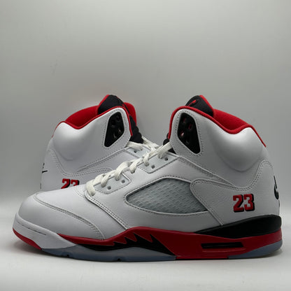 (Used) Jordan 5 Fire Red Black Tongue Size 11.5
