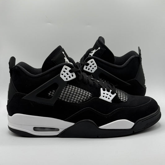(Used No Box) Jordan 4 White Thunder Size 13