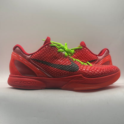 (USED NO BOX) Nike Kobe 6 Protro Reverse Grinch Size 13