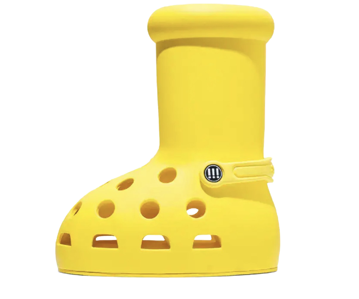 MSCHF X CROCS Big Yellow Boot Size 11