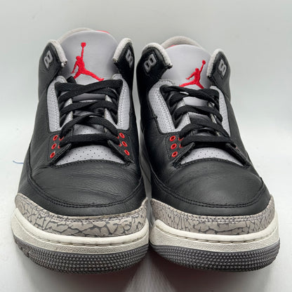 (USED NO BOX) Jordan 3 Black Cement Size 12
