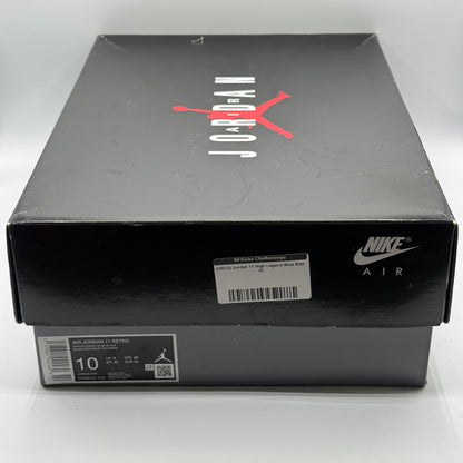 (USED) Jordan 11 High Legend Blue Size 10