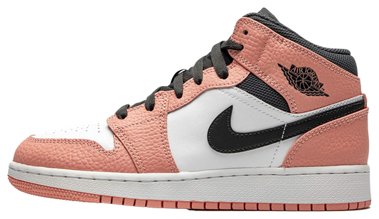 Jordan 1 Mid Pink Quartz - Size 5.5Y