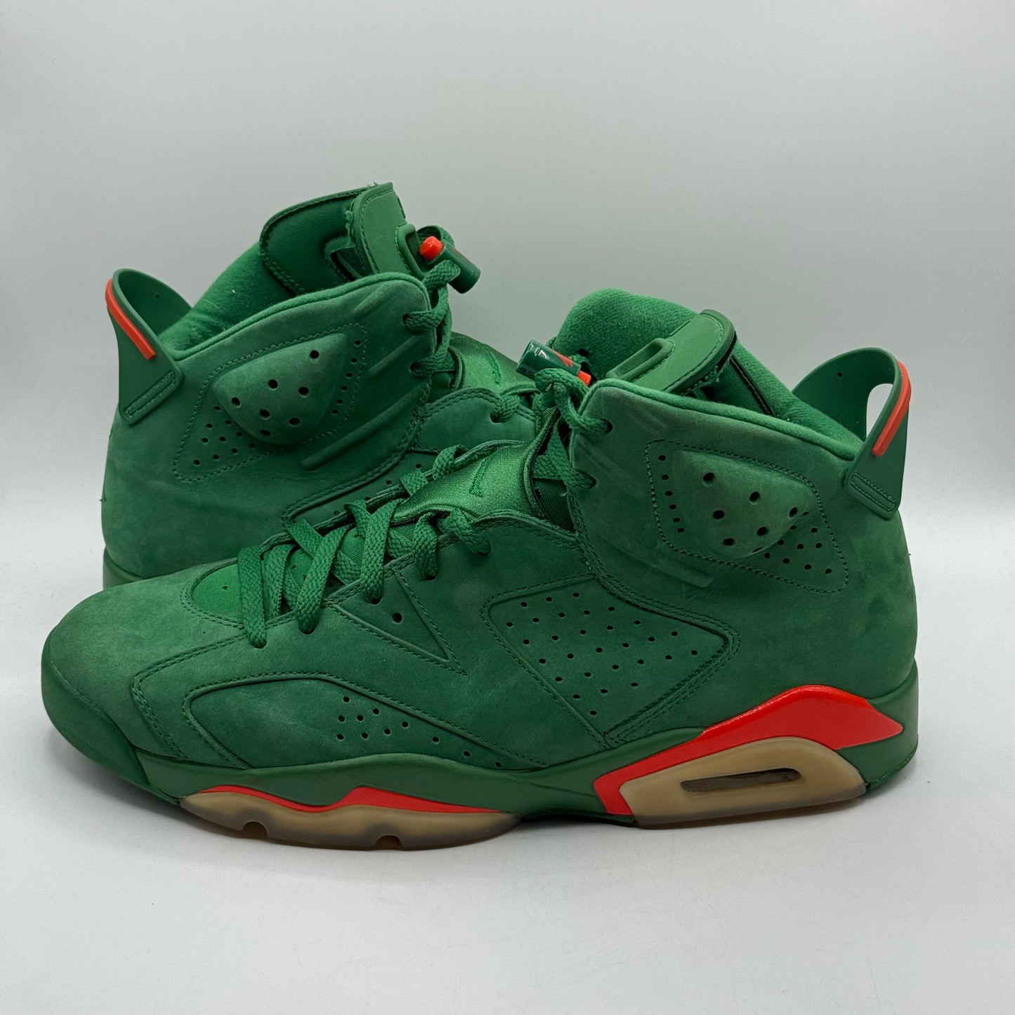 (USED) Jordan 6 Gatorade Green Size 12