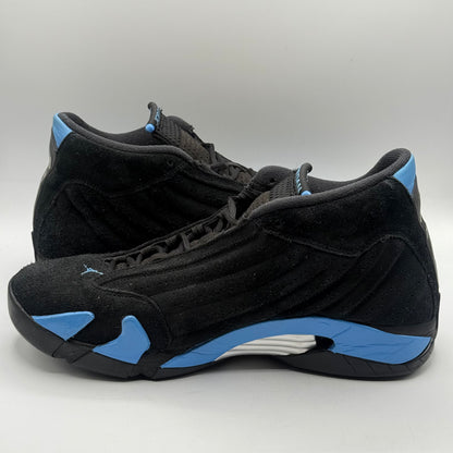 (USED) Jordan 14 Black University Blue Size 11.5