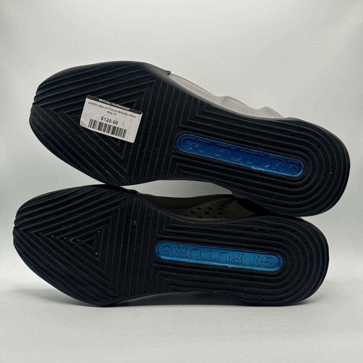 (USED) Nike GT Future Metallic Silver Size 12