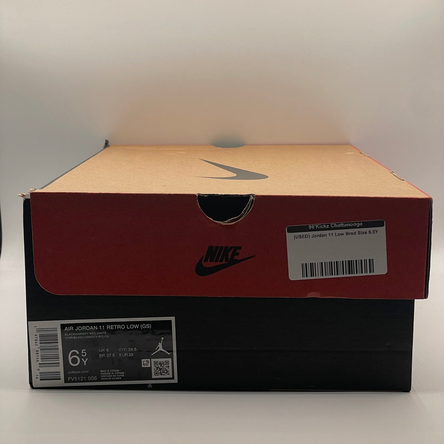 (USED REP BOX) Jordan 11 Bred Size 10.5