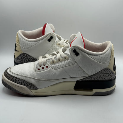 (USED) Jordan 3 White Cement Reimagined Size 12