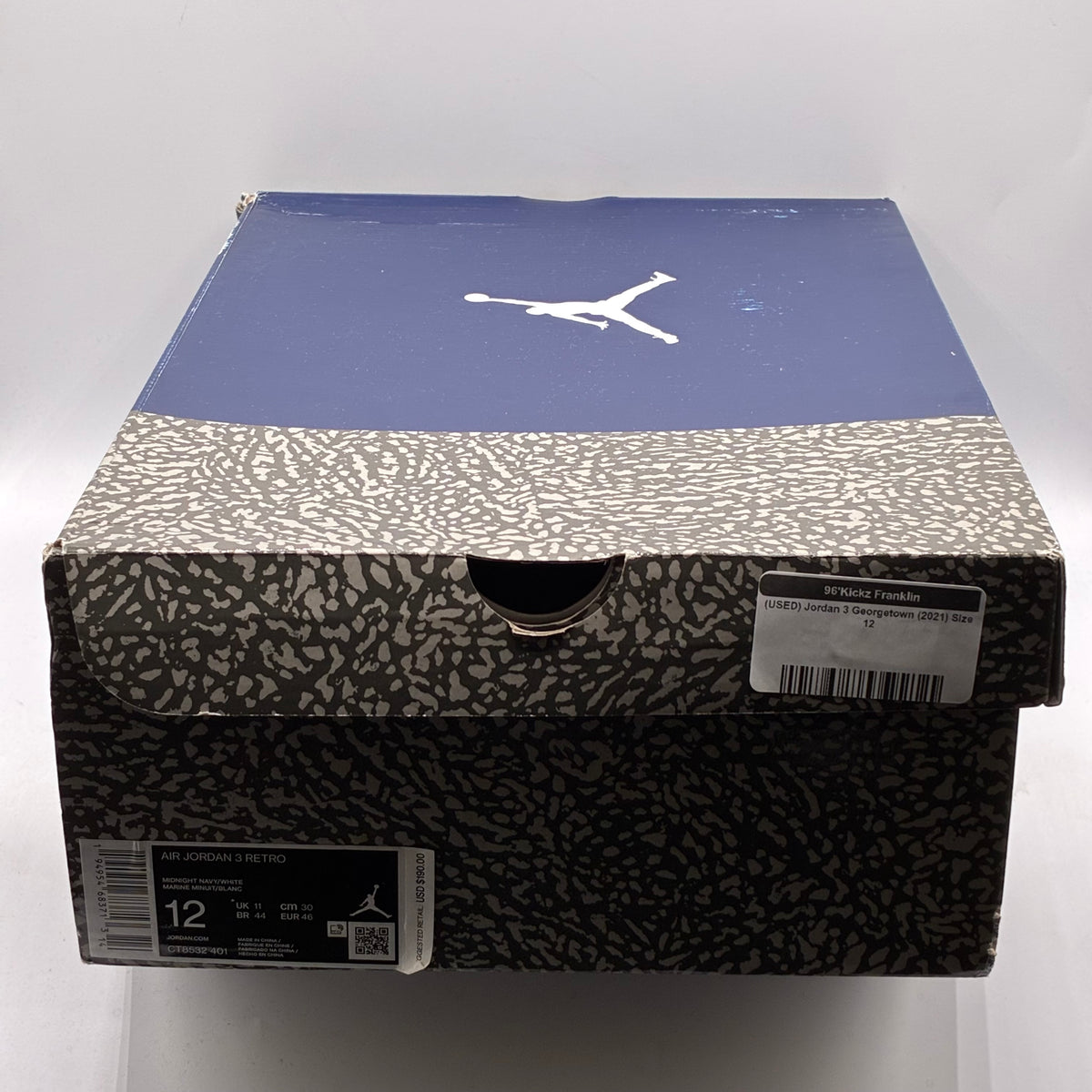 (USED) Jordan 3 Georgetown (2021) Size 12