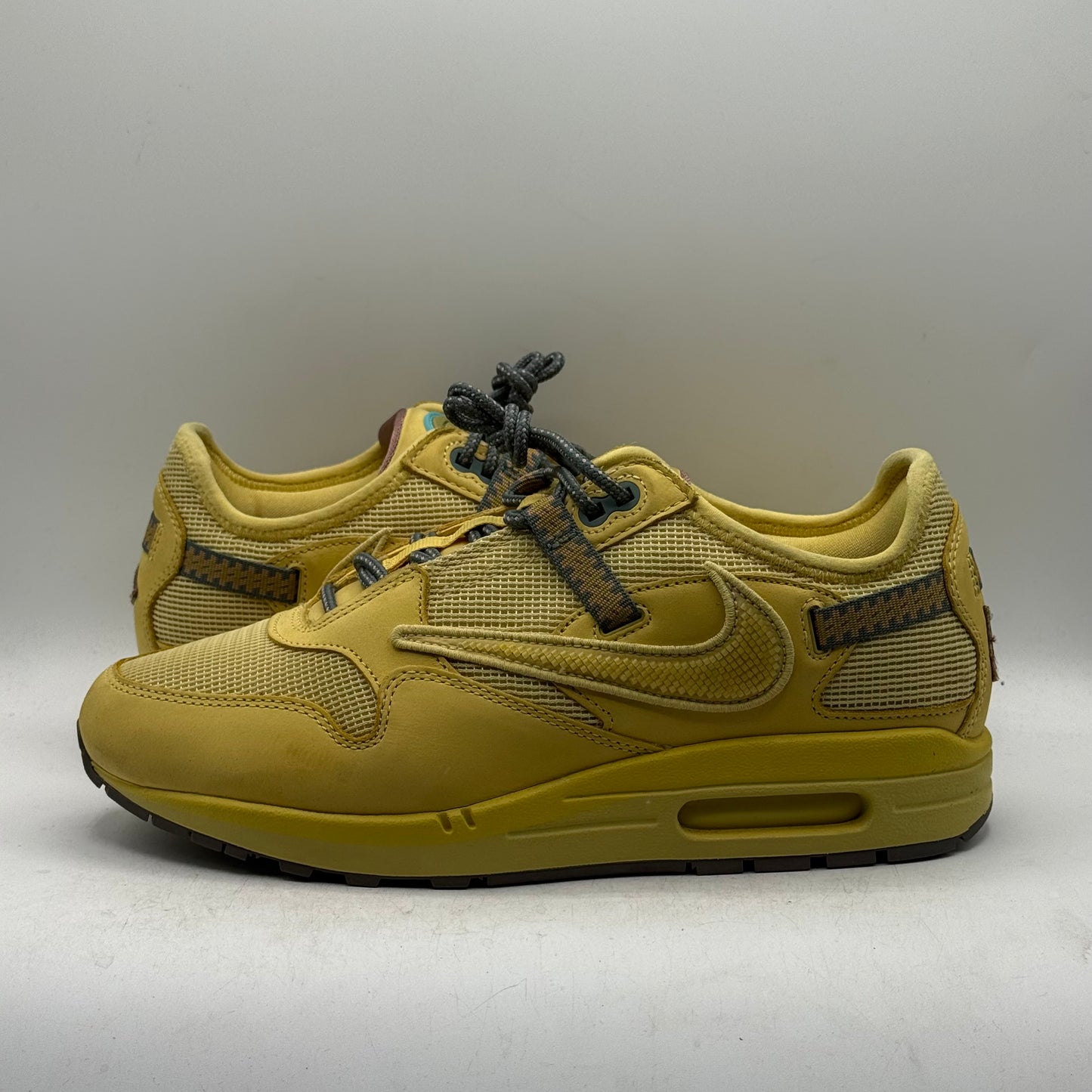 (Used) Nike Air Max 1 Travis Scott Saturn Gold Size 9