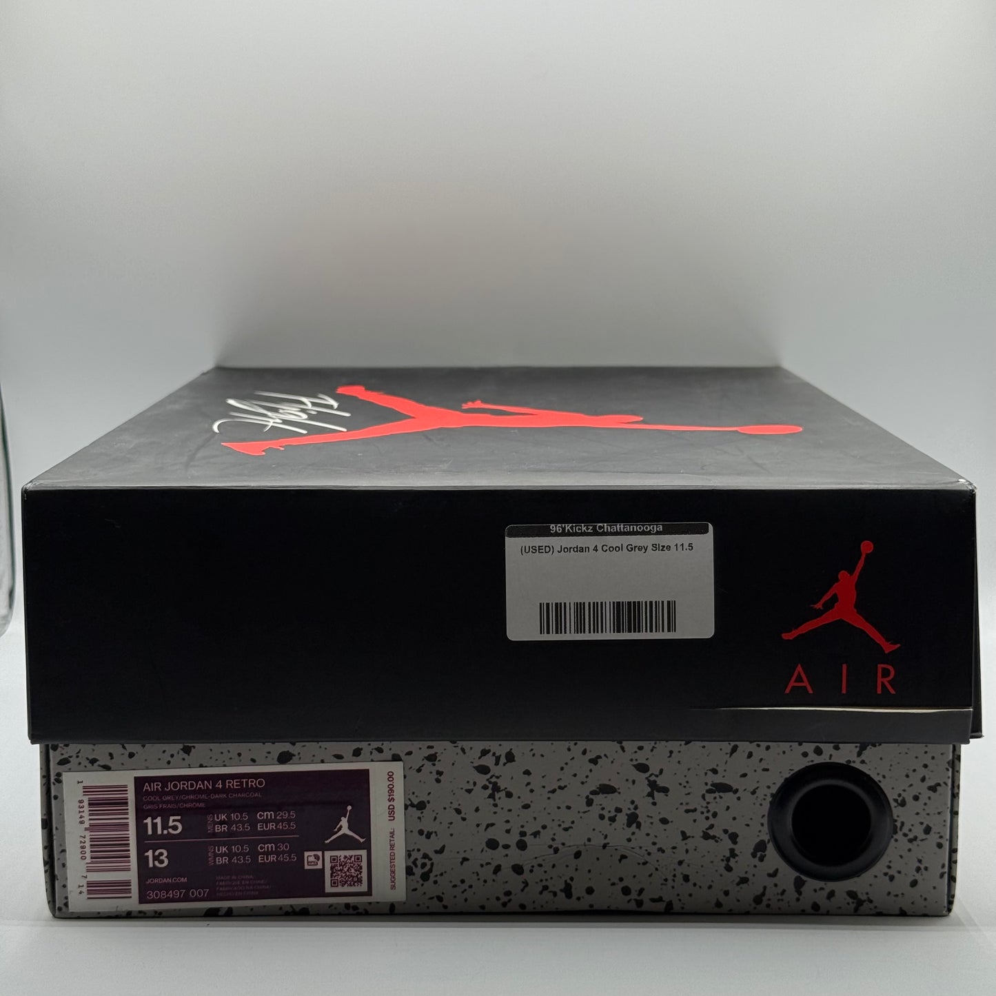 (USED) Jordan 4 Cool Grey Size 11.5
